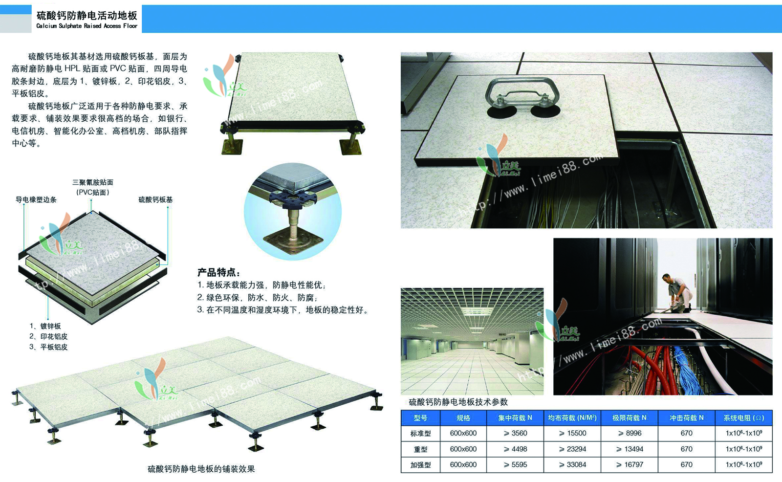 防静电地板施工及质量鉴别
