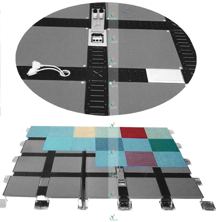 OA全钢智能化楼宇网络架空防静电地板