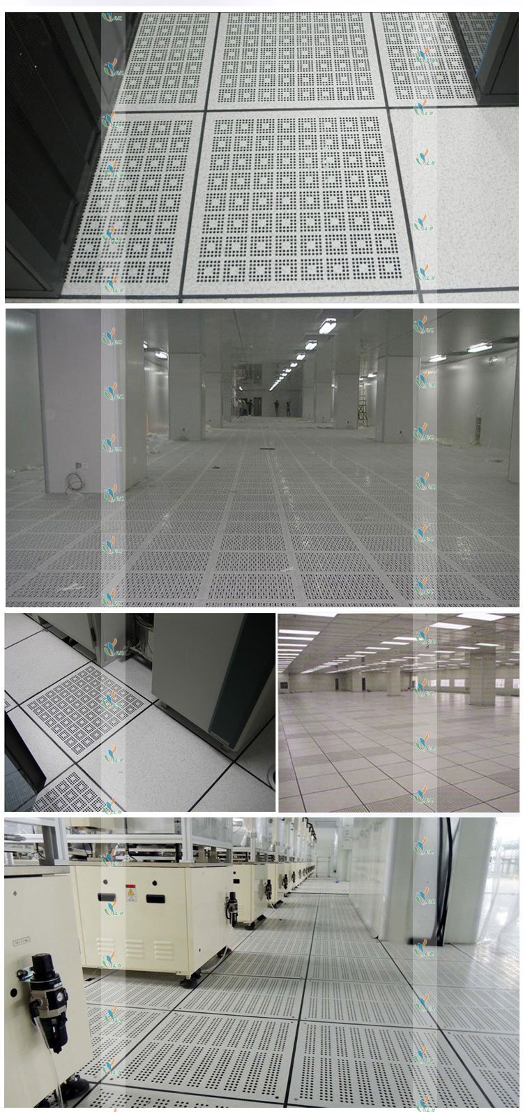 全钢通风地板安装